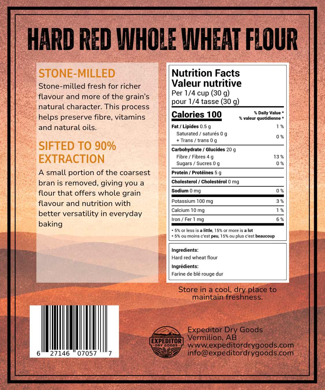 Hard Red Whole Wheat Flour