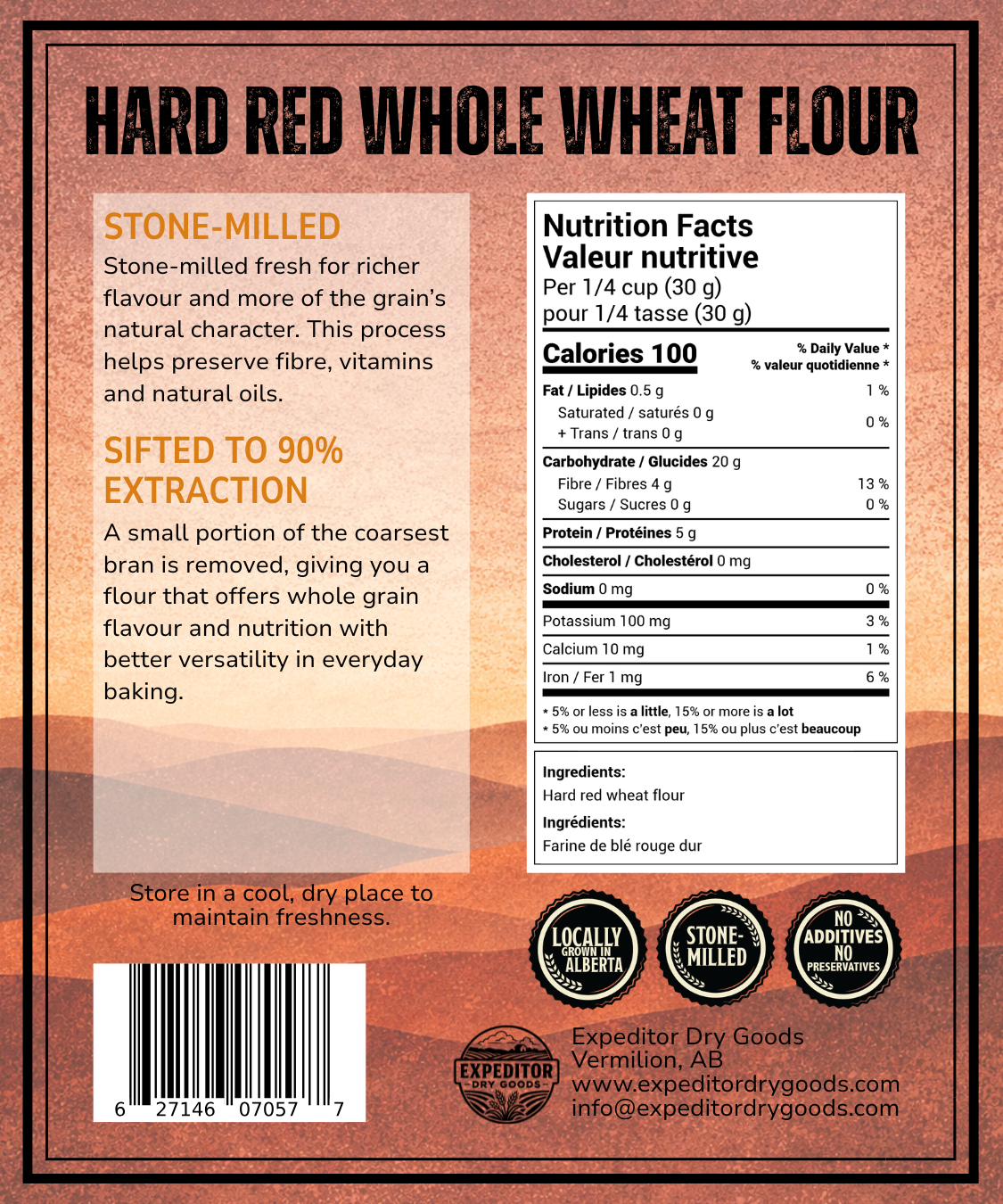 Hard Red Whole Wheat Flour